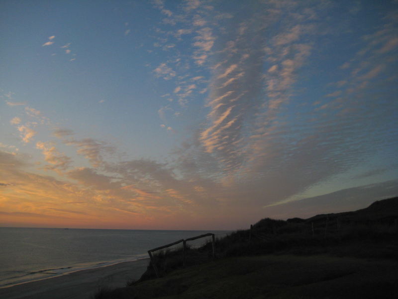 Blick vom Roten Kliff bei Kampen auf Sylt