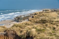 BLICK VOM ROTEN KLIFF - KAMPEN AUF SYLT FEBRUAR 2020