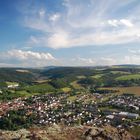 Blick vom Rotenfels bei Bad Münster am Stein-Ebernburg, in 202m Höhe