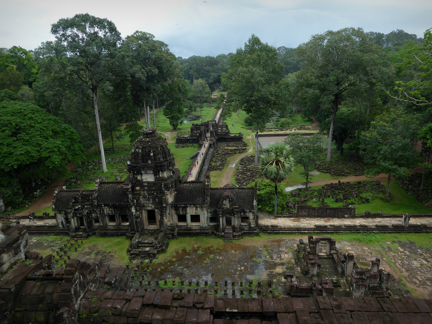 Blick vom Royal Palace ( Angkor Thom)