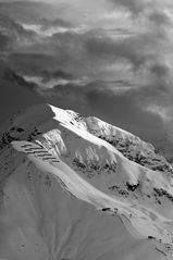 Blick vom Rüfikopf nach Zürs(Trittkopf)