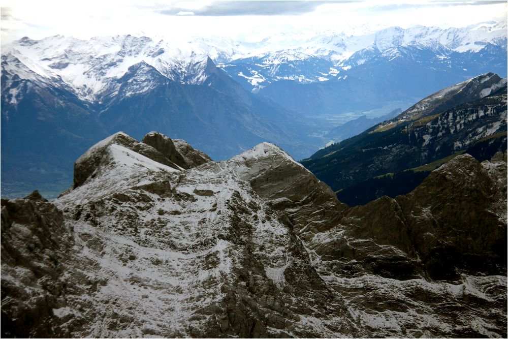 blick vom säntis ...