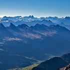 Blick vom Säntis richtung Alpen 