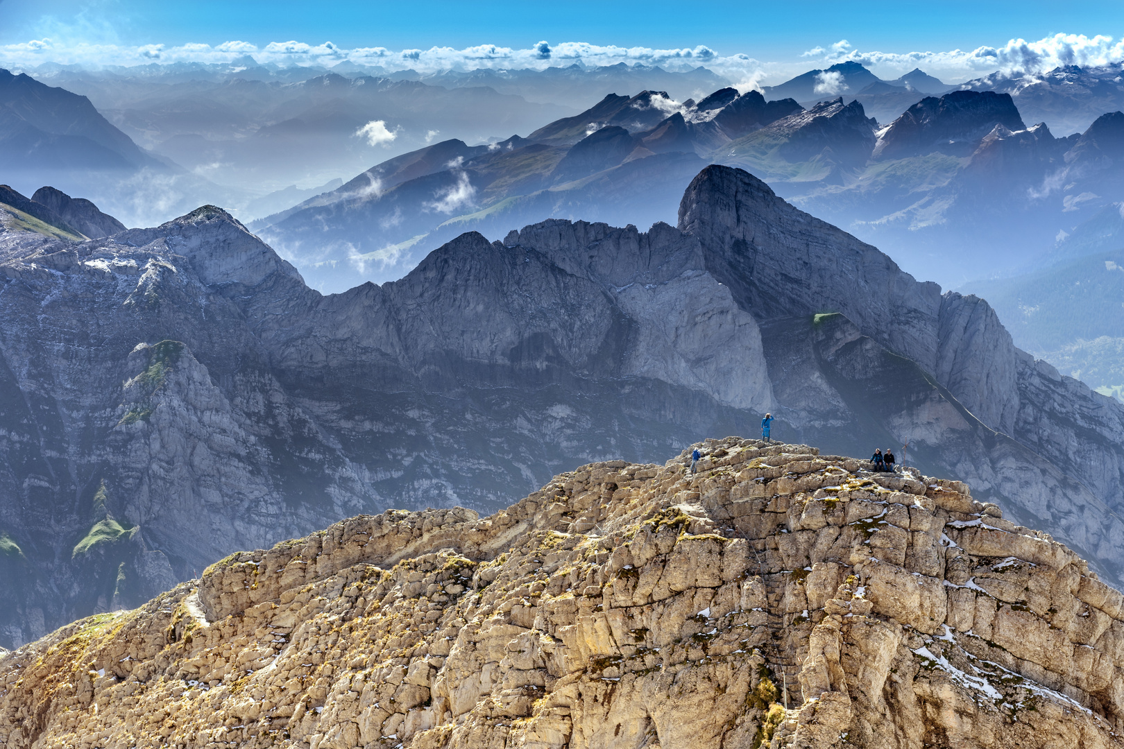 Blick vom Säntis (Schweiz)