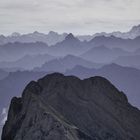 Blick vom Säntis zum Altmann