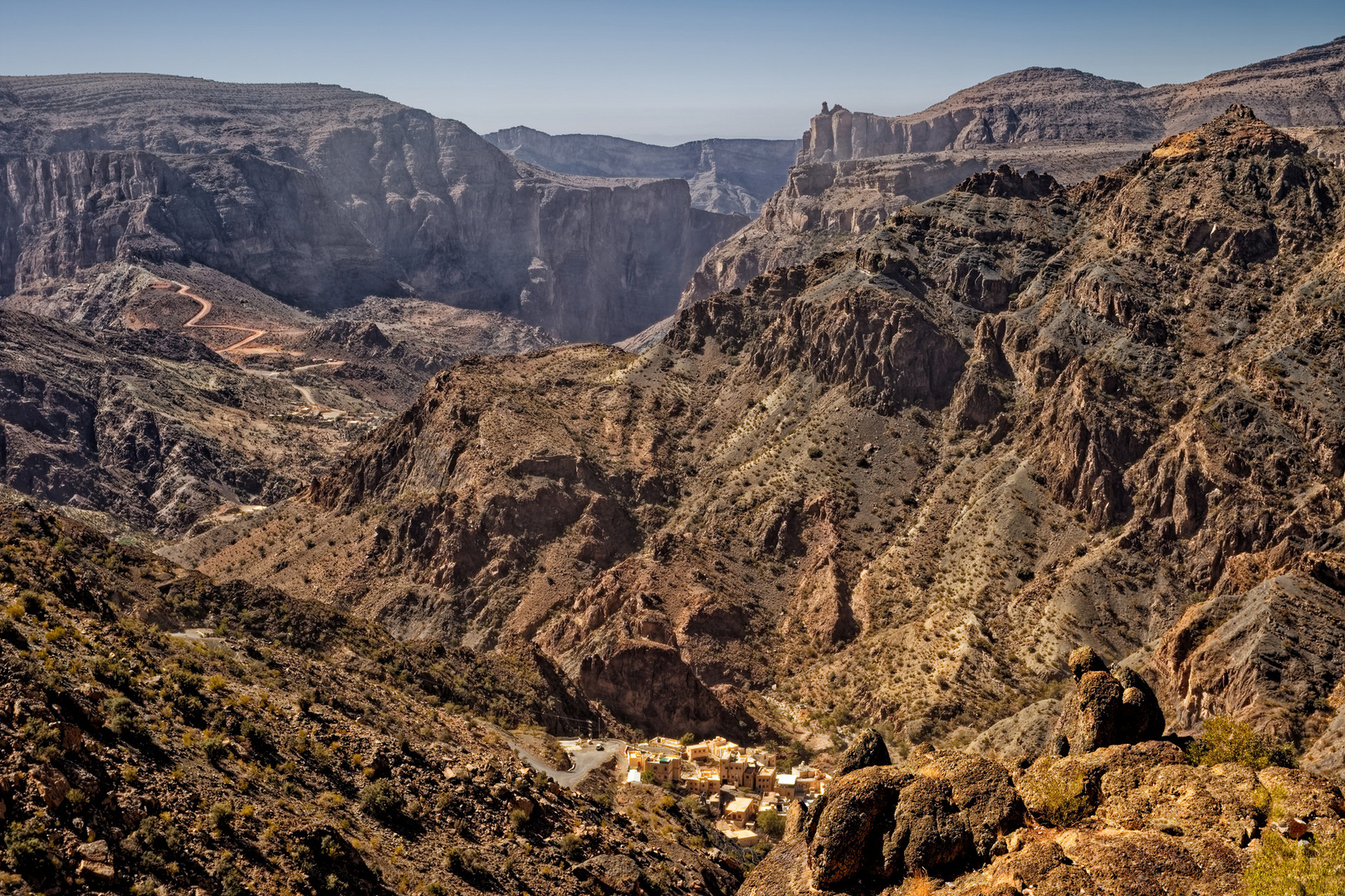 Blick vom Saiq-Plateau