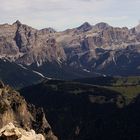 Blick vom Sas Ciampac (2672m üNN) in Richtung NNO - SO