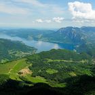 Blick vom Schafberg zum Attersee im Salzkammergut