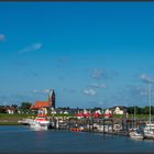 Blick vom Schiff auf Cuxhafen 