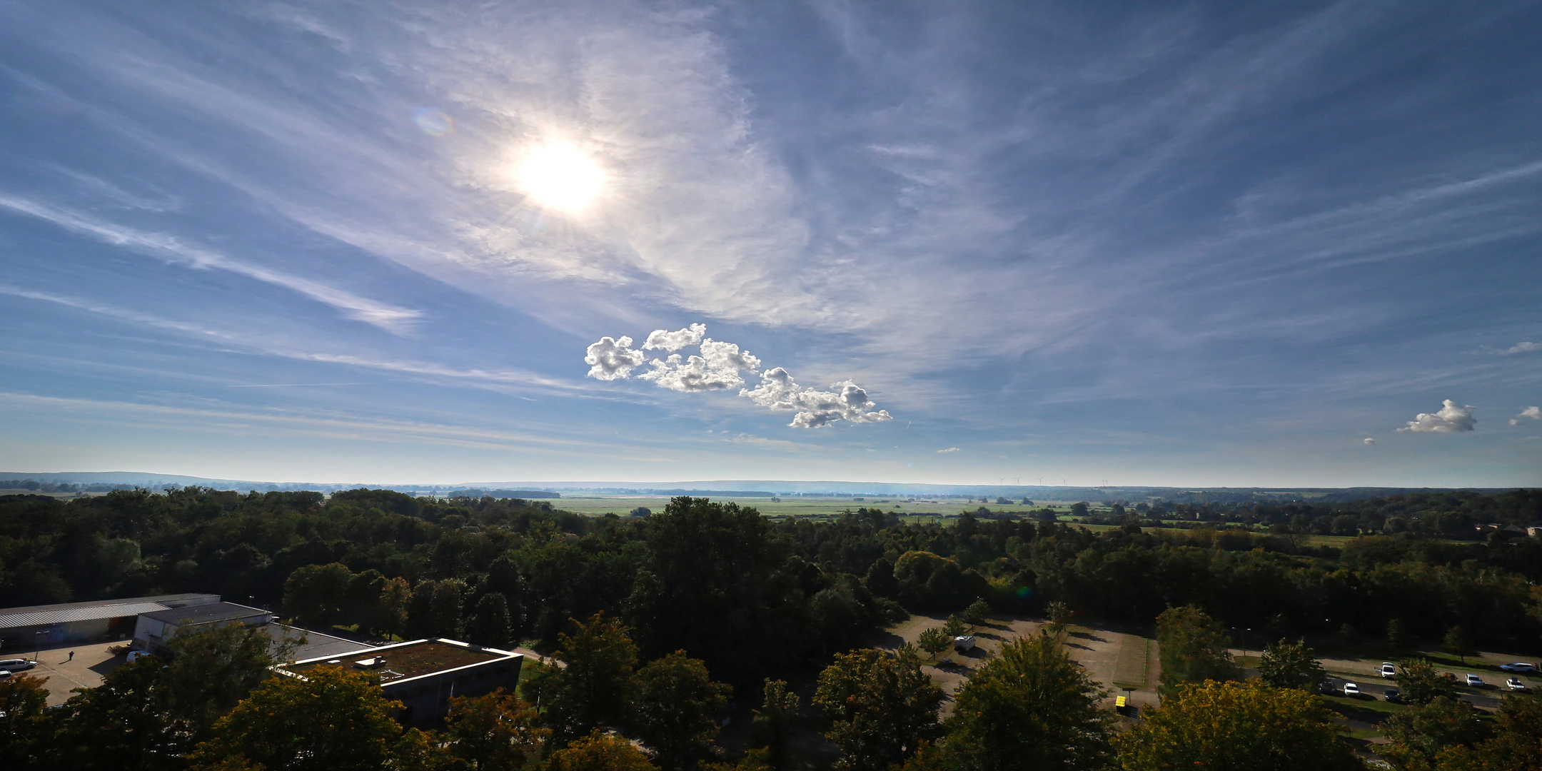 Blick vom Schiffshebewerk