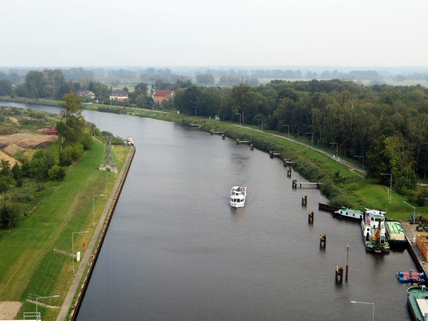 Blick vom Schiffshebewerk 