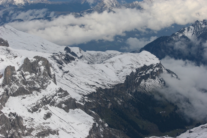 Blick vom Schilthorn (2973 m) -  Berner Oberland / Schweiz