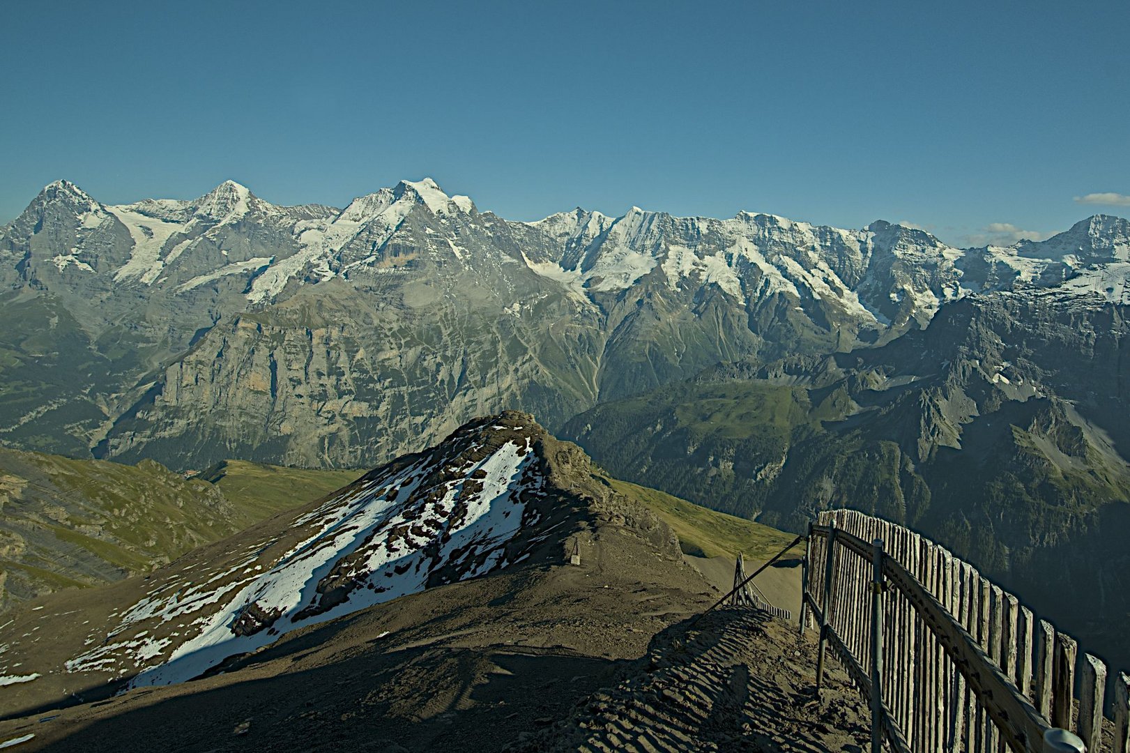 Blick  vom Schilthorn am 8 Sept 2012