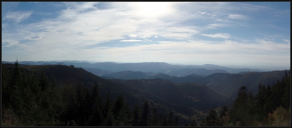 Blick vom Schliffkopf...