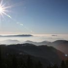 Blick vom Schliffkopf/Schwarzwald nach SW