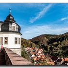 Blick vom Schloss auf Stolberg