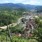 Blick vom Schloss Eberstein ins Murgtal