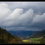 Blick vom Schloss Hornberg