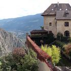 Blick vom Schloss Juval in Naturns