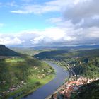 Blick vom Schloss Königstein. 