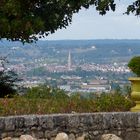 Blick vom Schloss Monbazillac auf den Ort