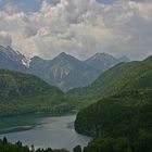 Blick vom Schloß Neuschwanstein