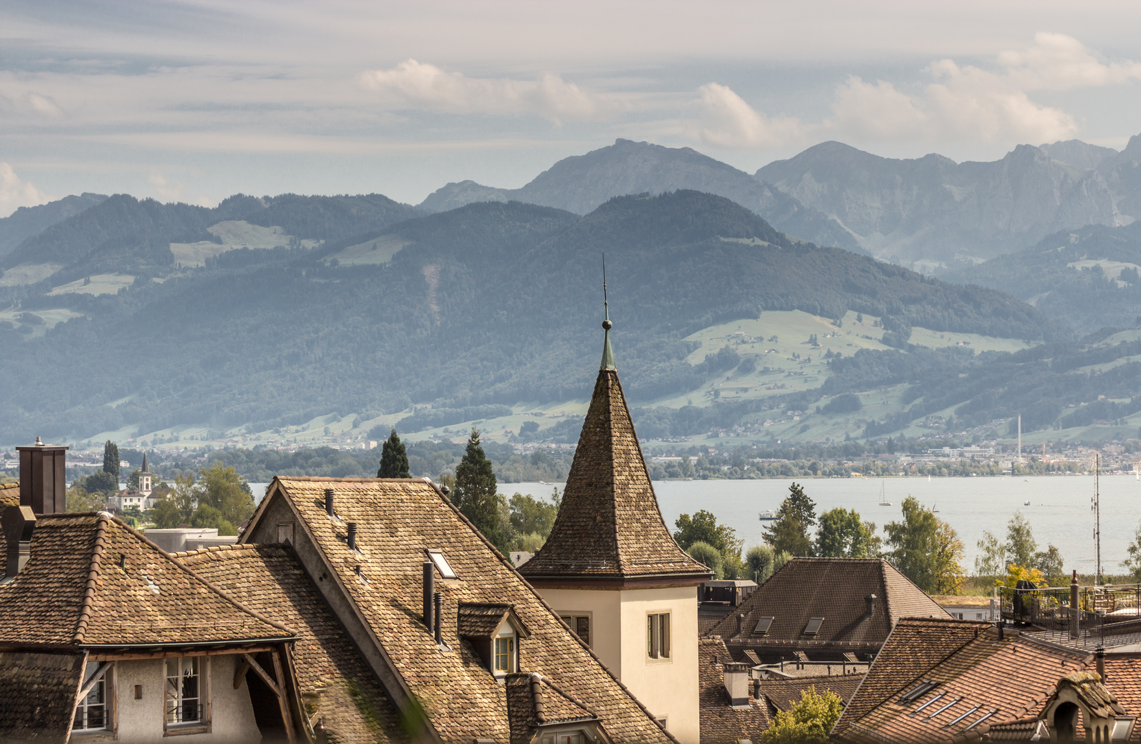 Blick vom Schloss Rapperswill