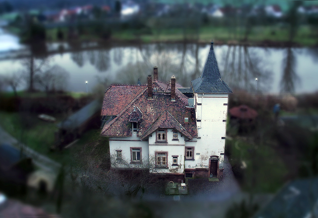 Blick vom Schloss Rochlitz