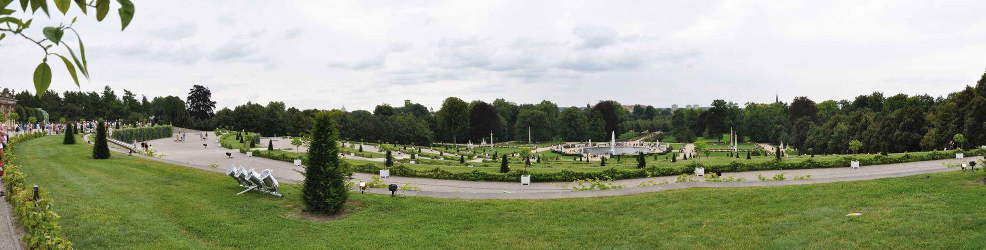 Blick vom Schloss Sanssouci, Potsdam