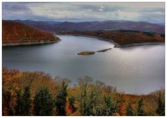 Blick vom Schloss Waldeck 