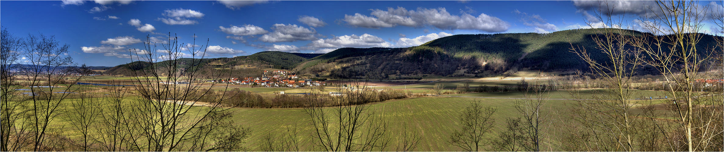 Blick vom Schloss Weißenburg