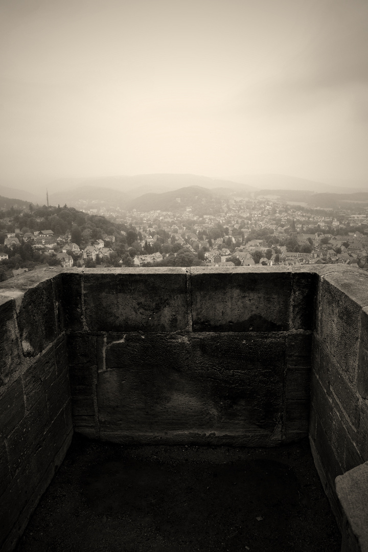 Blick vom Schloss Wernigerode