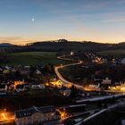 Blick vom Schloss Wolkenstein ins Tal