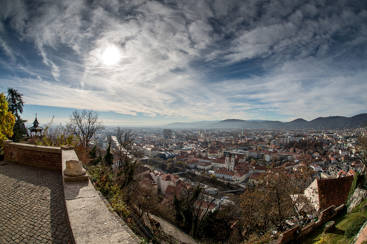 Blick vom Schlossberg