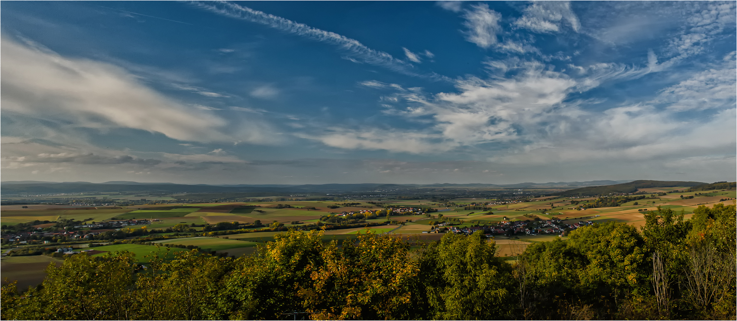 Blick vom Schloßberg Homberg Efze