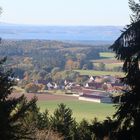 Blick vom Schloßberg zum Brombachsee