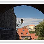 Blick vom Schloßbogen Quedlinburg