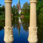 Blick vom Schloßgarten in Oldenburg