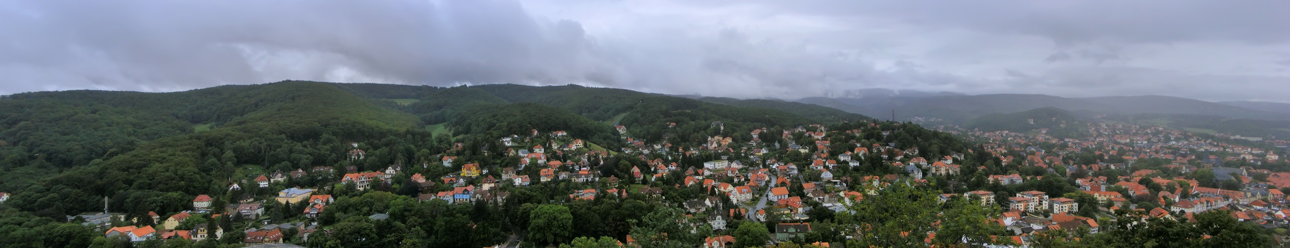 Blick vom Schlossturm in Wernigerode