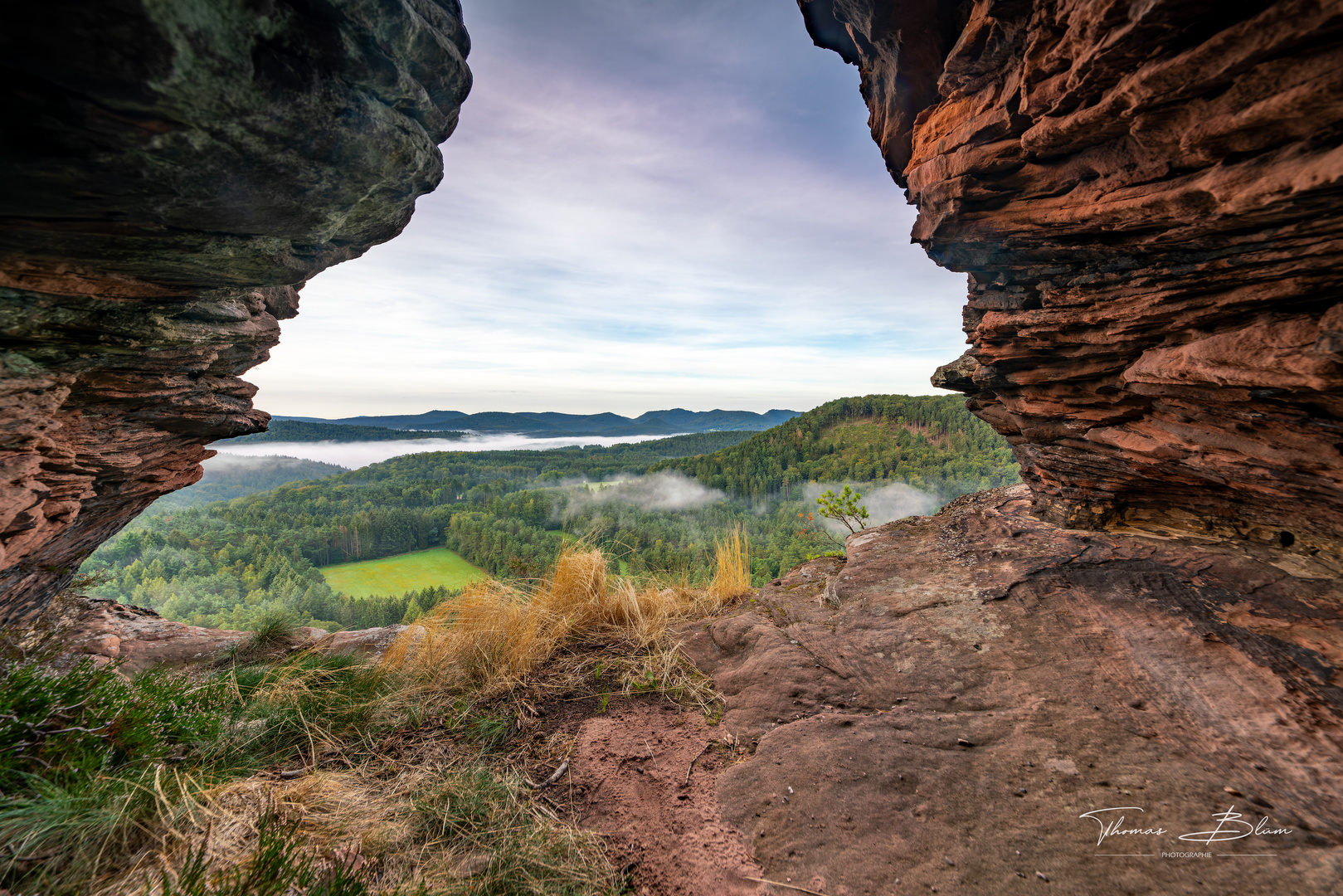 Blick vom Schlüsselfelsen am Morgen 2