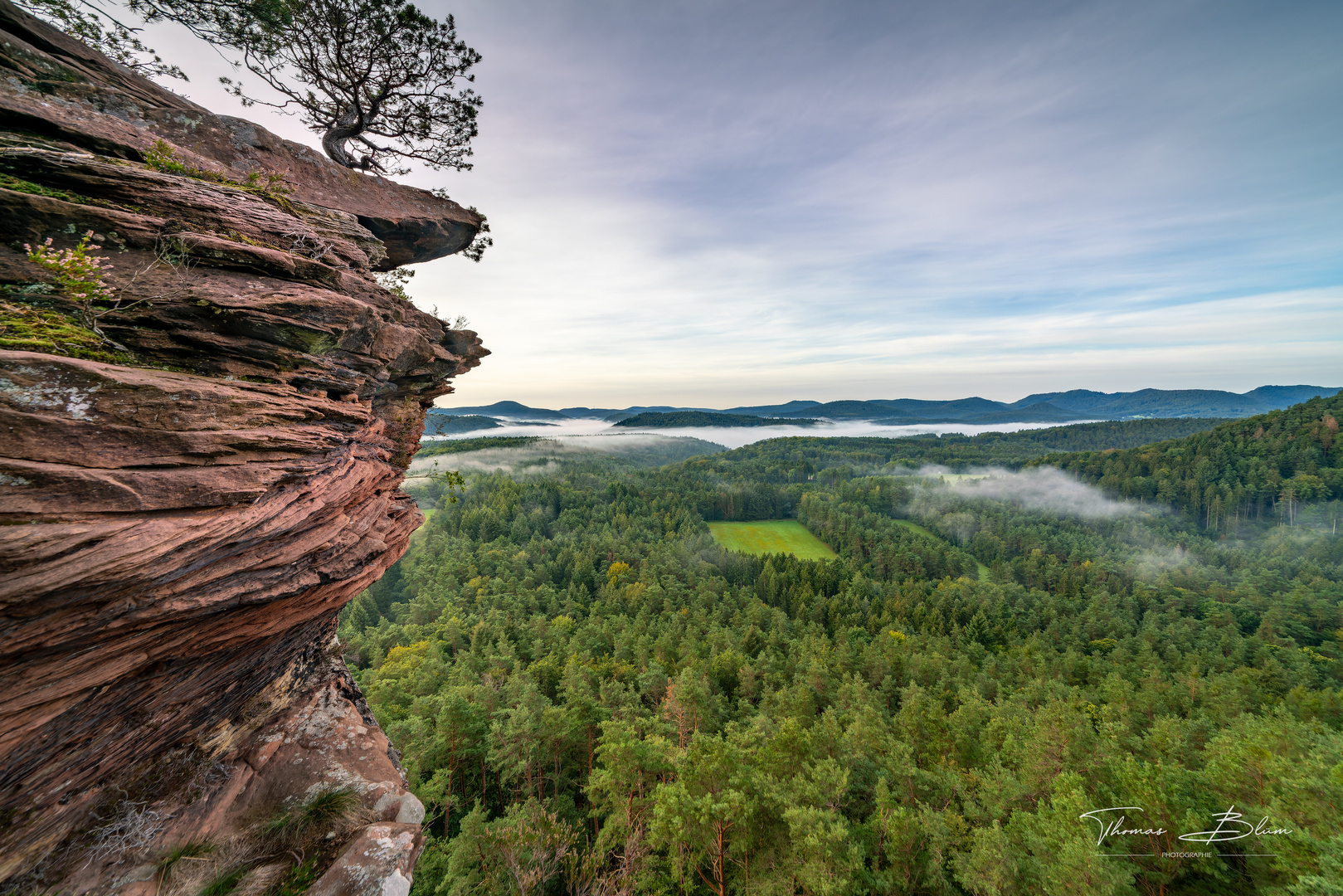 Blick vom Schlüsselfelsen am Morgen 3