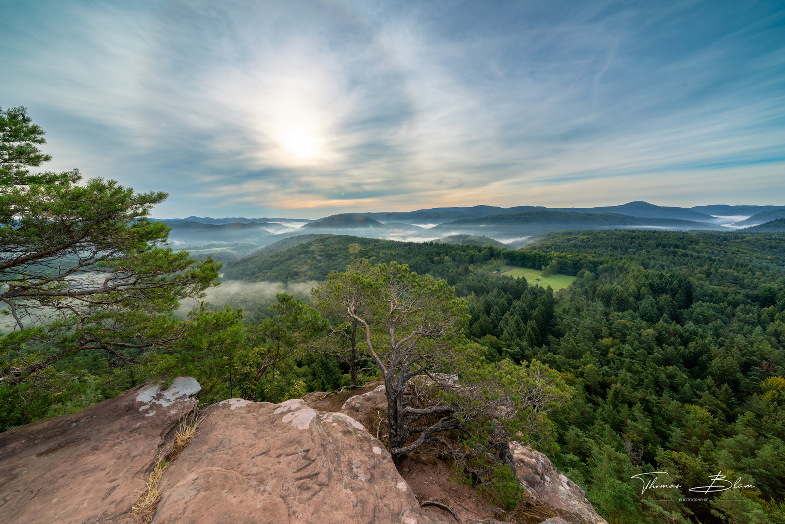 Blick vom Schlüsselfelsen am Morgen 4