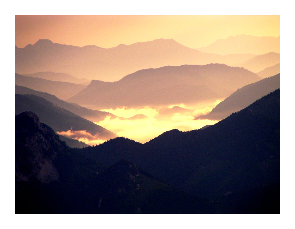 Blick vom Schneeberg