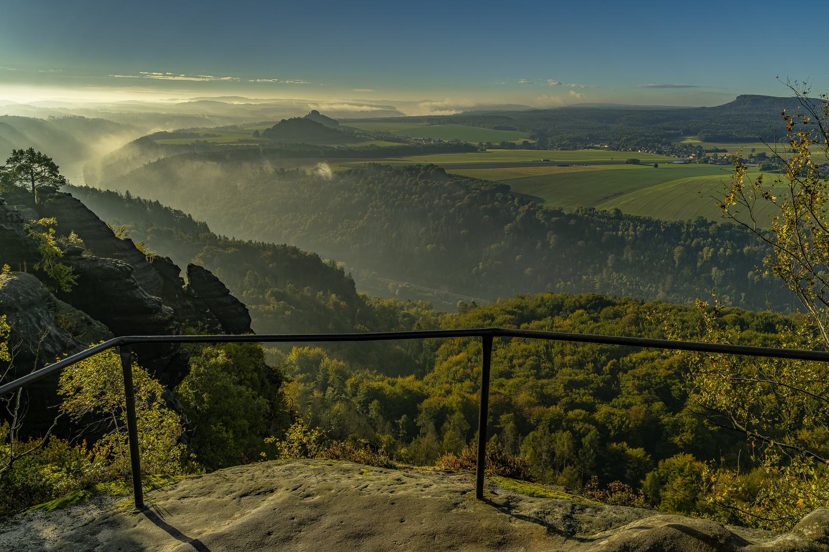 Blick vom Schrammstein, Sächsische Schweiz