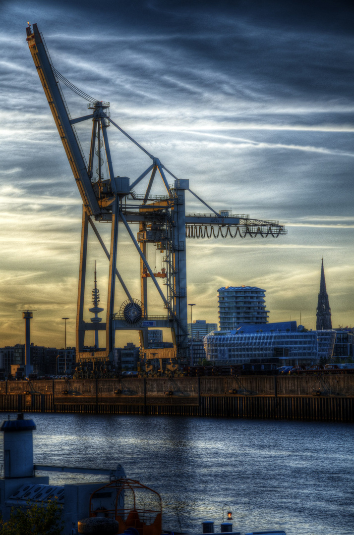 Blick vom Schuppen 52 auf die hafencity