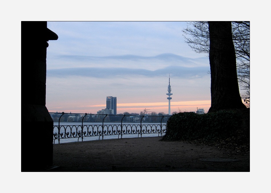 Blick vom Schwanenwik über die Aussenalster