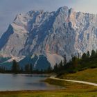 Blick vom Seebensee auf das Zugspitzmassiv