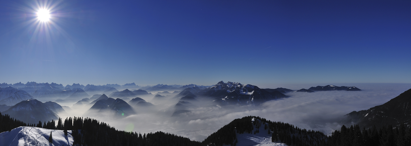 - Blick vom Seekarkreuz -