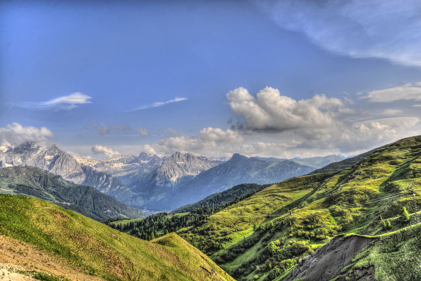 " Blick vom Sellajoch "