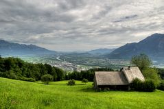 Blick vom Sevelerberg (CH) ...